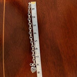 Brighton silver heart bracelet